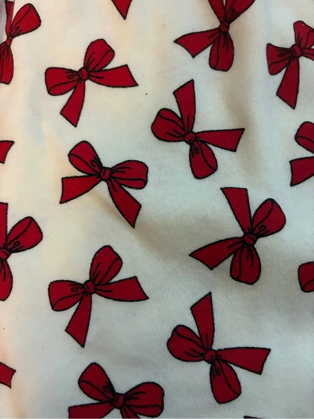 NWT Touched by Nature 18m Red Bow Print Dress & Cardigan Set